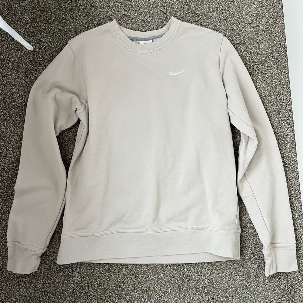 Cream Colored Nike Crewneck